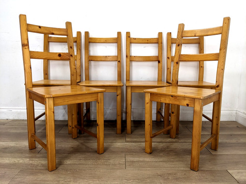 Dining chairs pine ikea ivar - dining,
