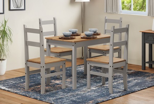 Corona dining table - 4, chairs