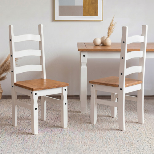 Corona dining chairs white - x, 2
