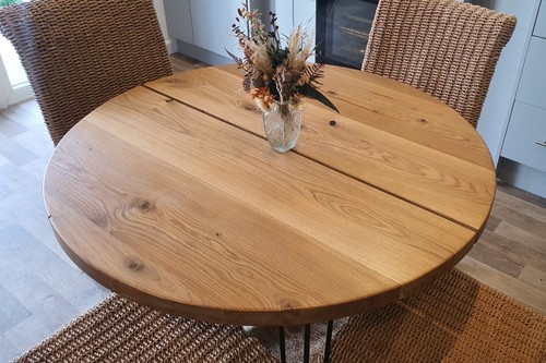 Solid oak round - oak,