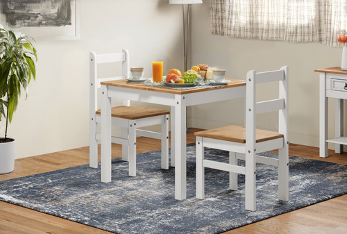 Corona dining table 2 chairs - dining,