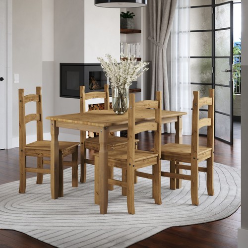 Corona dining table 4 chair - dining,