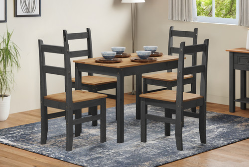 Corona dining table 4 chairs - corona,