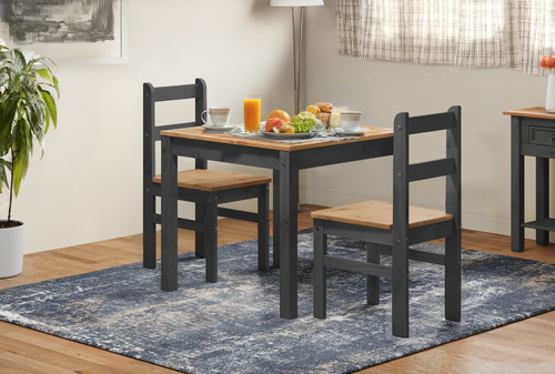 Corona dining table 2 chairs - &,