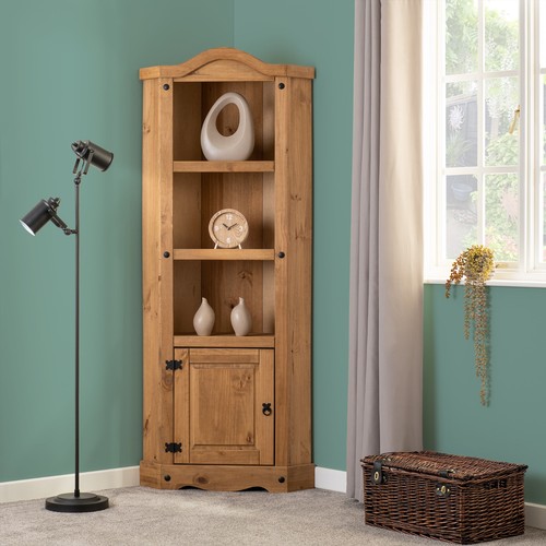 Corona door corner bookcase - 1,