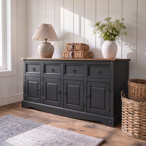 Corona sideboard charcoal - charcoal, 4